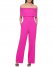 Vince Camuto Off-The-Shoulder Overlay Jumpsuit Fuchsia ID-ASZN8009