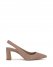 Vince Camuto Hamden Slingback Pump Truffle Taupe Suede ID-NXAH3130