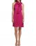 Vince Camuto Bow-Neck Dress Fuchsia ID-XDJD2438