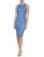 Vince Camuto Sequined-Lace Sheath (Petite) Blue ID-YYZS4951