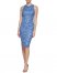 Vince Camuto Sequined-Lace Sheath (Petite) Blue ID-YYZS4951