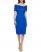 Vince Camuto Bow-Neckline Sheath Cobalt ID-RJIT3138