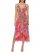 Vince Camuto Printed High-Low Midi Dress Fuchsia ID-WALP7053