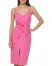 Vince Camuto Smocked Tie-Front Dress Fuchsia ID-ENCH5759