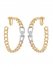 Vince Camuto Link-Hoop Clip-On Earrings Gold Metallic ID-JNHY9057
