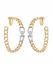 Vince Camuto Link-Hoop Clip-On Earrings Gold Metallic ID-JNHY9057