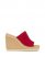 Vince Camuto Brissia Wedge Mule Cherry Suede ID-HPXF1233