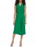 Vince Camuto Cropped Wide-Leg Surplice Jumpsuit (Petite) Medium Green ID-SIGE2281