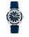 Vince Camuto Textured Silicone-Band Watch Navy Blue ID-JEDJ4744
