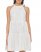 Vince Camuto Eyelet Tiered Bow-Detail Dress Ivory ID-GONF2270