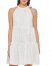Vince Camuto Eyelet Tiered Bow-Detail Dress Ivory ID-GONF2270