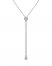 Vince Camuto Silvertone Pavé-Detail Slider Necklace Silver Metallic ID-PNCW1065