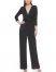 Vince Camuto Ruched-Waist Jumpsuit Black ID-NTHU6613