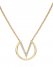 Vince Camuto "V" Pendant Necklace Gold Metallic ID-SUVS4091