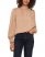 Vince Camuto Ruched Mock-Neck Blouse Camel ID-QHAZ6827