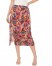 Vince Camuto Printed Tie-Front Midi Skirt Chili Oil ID-MXBG2366