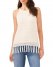 Vince Camuto Open-Knit Fringe-Hem Halter Top Cream ID-JKYX2472