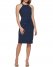 Vince Camuto Side-Gathered Body-Con Dress Navy ID-BIFW3791