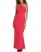 Vince Camuto Scarf-Detail Halter Gown Red ID-BMZI6230