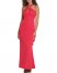 Vince Camuto Scarf-Detail Halter Gown Red ID-BMZI6230