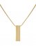 Vince Camuto Pavé Rectangle Pendant Necklace Gold Metallic ID-VYAQ3438