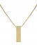 Vince Camuto Pavé Rectangle Pendant Necklace Gold Metallic ID-VYAQ3438