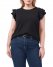 Vince Camuto Tiered Ruffle-Sleeve T-Shirt (Plus Size) Rich Black ID-EHMW3573