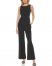 Vince Camuto Peplum Jumpsuit Black ID-UCCQ8243