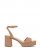 Vince Camuto Pendreya Platform Sandal Open Beige ID-ZXEU2486