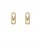 Vince Camuto "V" Link Earring Gold Metallic ID-JSRR8698