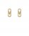 Vince Camuto "V" Link Earring Gold Metallic ID-JSRR8698