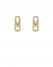Vince Camuto "V" Link Earring Gold Metallic ID-JSRR8698