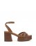 Vince Camuto Freesie Platform Sandal Golden Walnut/Root Beer ID-HMNH8445