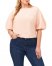 Vince Camuto Puff-Sleeve Blouse (Plus Size) Cozy Peach ID-CUQP7057