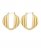 Vince Camuto Textured Cutout Earrings Gold Metallic ID-JHSP4737