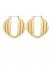 Vince Camuto Textured Cutout Earrings Gold Metallic ID-JHSP4737