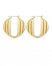 Vince Camuto Textured Cutout Earrings Gold Metallic ID-JHSP4737