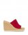 Vince Camuto Brissia Wedge Mule Cherry Suede ID-SWYW1649