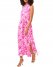 Vince Camuto Floral-Print Maxi Dress Hot Pink ID-ODGF3076