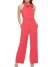 Vince Camuto Bow-Neck Halter Jumpsuit Coral ID-TGTT1941