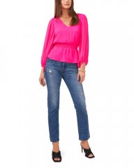 Vince Camuto Chiffon Peplum Blouse ID-RGVZ6864