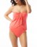 Vince Camuto Draped Tankini Top Watermelon ID-EEHR7278