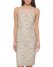 Vince Camuto Sequined Sleeveless Cocktail Dress Champagne ID-SYDQ8118