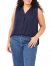 Vince Camuto Sleeveless V-Neck Top (Plus Size) Classic Navy ID-HGPI3629