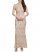 Vince Camuto Sequined-Lace Off-The-Shoulder Gown (Petite) Sand ID-CWQC8937