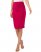 Vince Camuto Midi Pencil Skirt Bright Red ID-KBOF9670