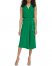 Vince Camuto Cropped Wide-Leg Surplice Jumpsuit (Petite) Medium Green ID-VHKM5032