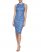 Vince Camuto Sequined-Lace Sheath (Petite) Blue ID-JIAC6543