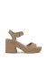 Vince Camuto Ranneli Platform Sandal Tortilla Suede ID-YSWU5507