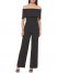 Vince Camuto Off-The-Shoulder Overlay Jumpsuit Black ID-QMLL1084